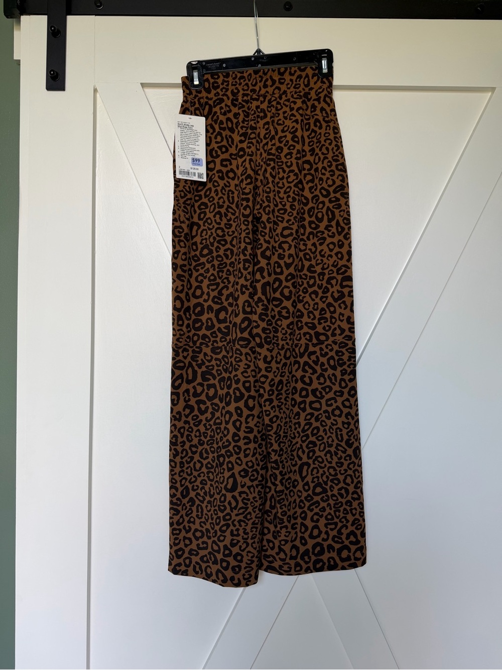 Lululemon swiftly Mid-Rise Wide-Leg Leopard Pants size 2 NWT - Picture 2 of 7